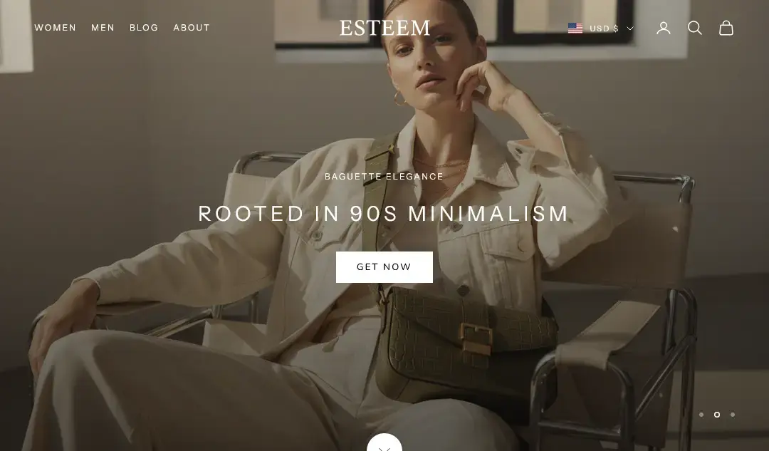 Esteem preset for the Genius Shopify theme